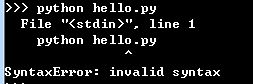 Python出現(xiàn)File?“＜stdin＞“,?line?1非語(yǔ)法錯(cuò)誤如何解決