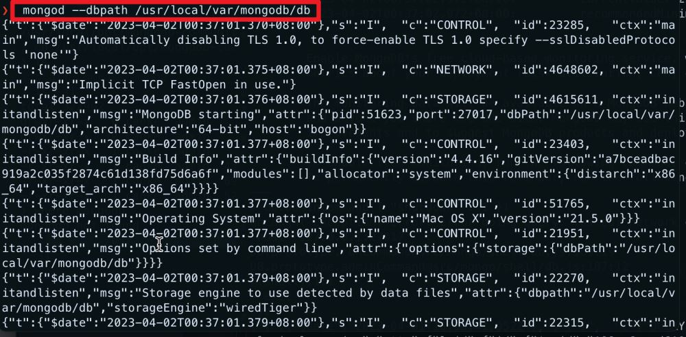 Mongodb啟動(dòng)報(bào)錯(cuò)about?to?fork?child?process,waiting?until?server&nbs怎么解決