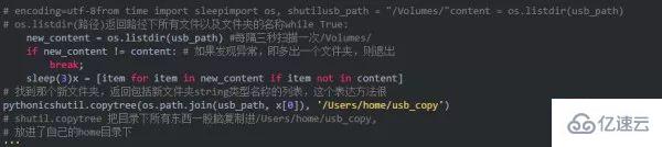 怎么实现插上U盘就开始执行Python代码