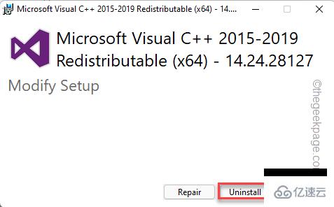 Microsoft Visual C++ 2015 Redistributable Setup Failed错误 0x80240017怎么修复