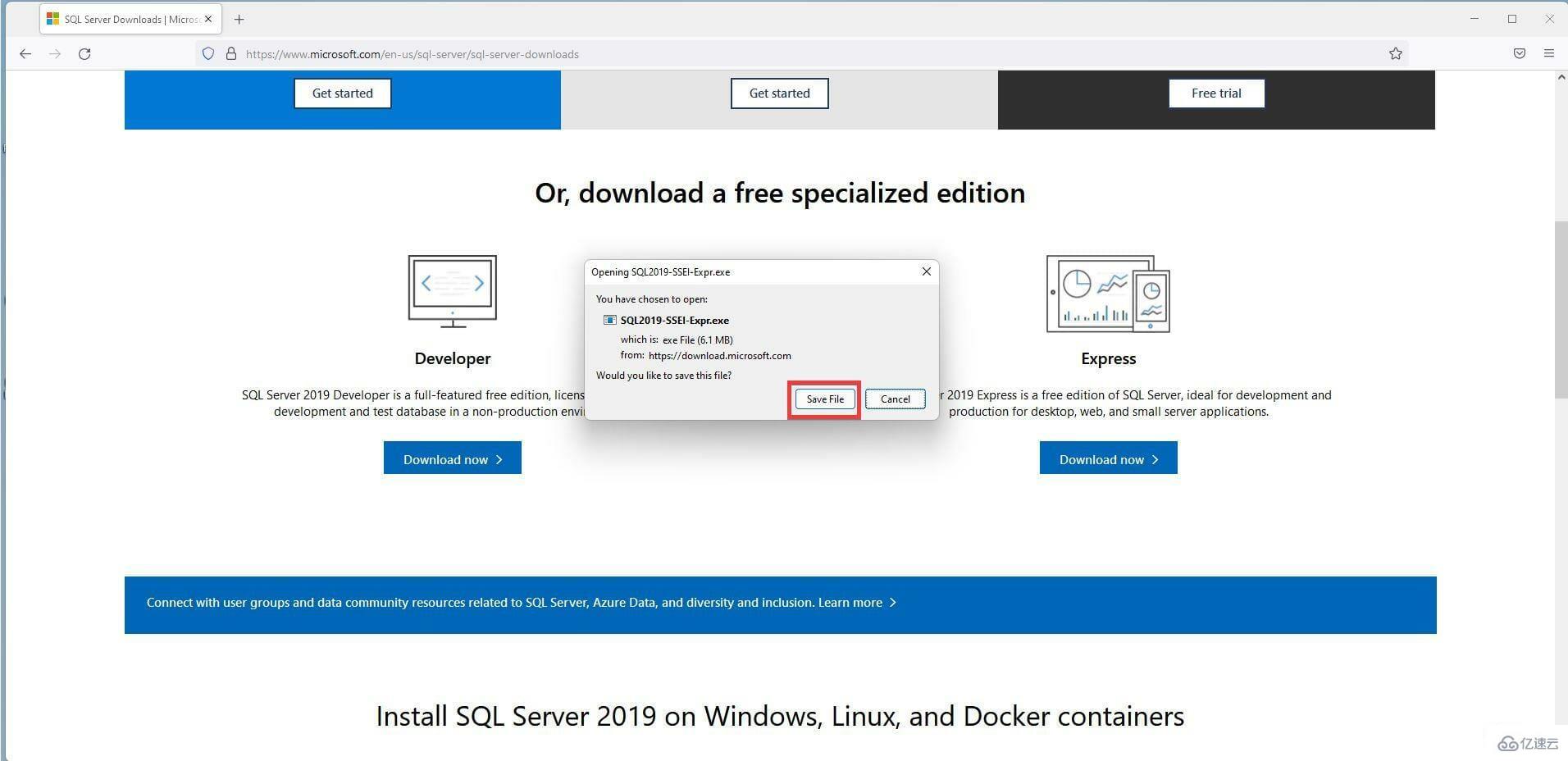 怎么在Windows11上下载并安装Microsoft SQLServer2019