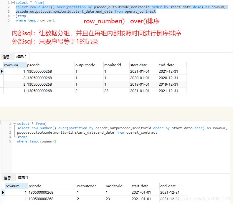 PostgreSQL怎么按照某一字段去重并显示其他字段信息