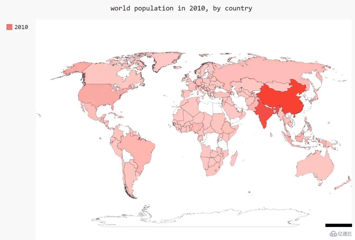 如何使用python繪制世界人口地圖