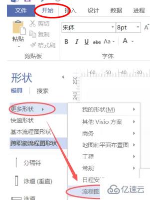 visio2007怎么绘制跨职能流程图  visio 第2张